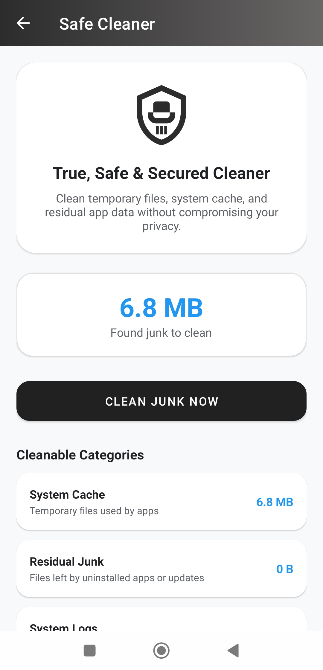 Safe Cleaner